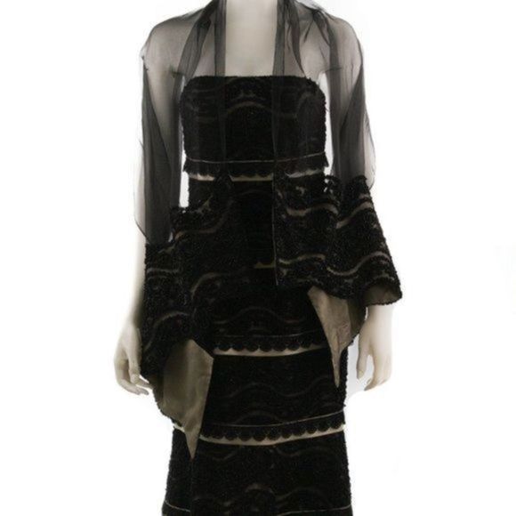 Dresses & Skirts - JOHN MEDEIROS Black Strapless Evening Formal Gown Size 8